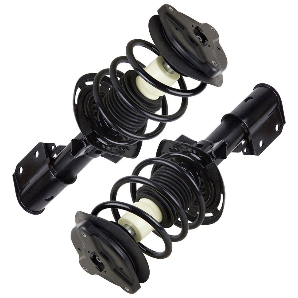 Mercedes C-Class C250 C230 C300 C350 4Matic Front Strut Spring Pair Assembly DAC