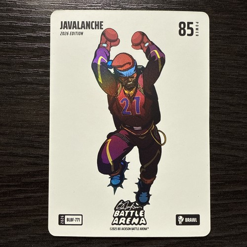 2026 Bo Jackson Battle Arena Javalanche `Jamal Murray` Blizzard Battlefoil SP