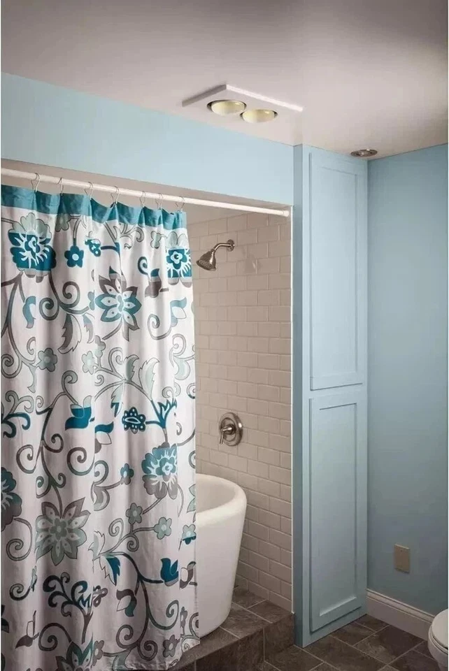 Aquecedor de teto Broan-NuTone 164 tipo IC infravermelho de duas lâmpadas com ventilador, 250 Watts - Imagem 2 de 4