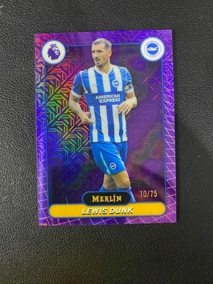 2025-26 Topps Merlin Premier League Purple Mojo /75 Lewis Dunk Brighton