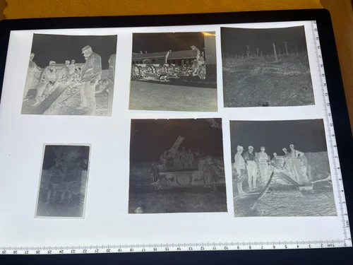 18x Old Negatives WW1 period Military Army Artillery Soldiers France / Belgium