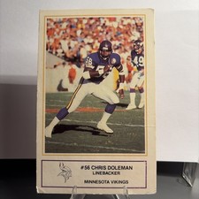 1986 Frito Lay Minnesota Vikings Police - Chris Doleman #6 (RC)