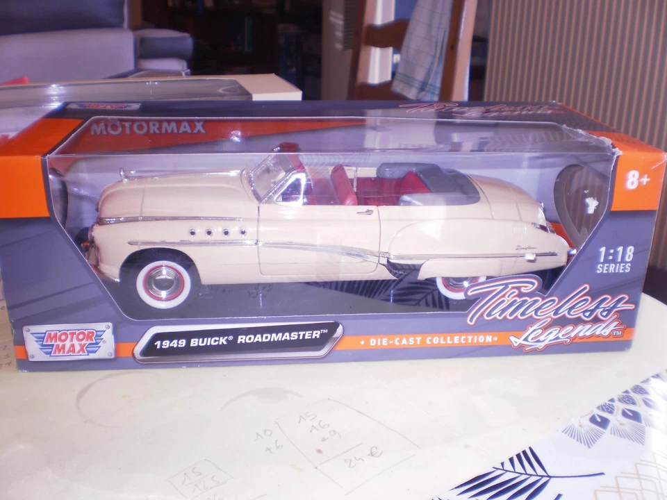 MOTOR MAX 1/18 ème Buick Roadmaster 1949 - Photo 3/4