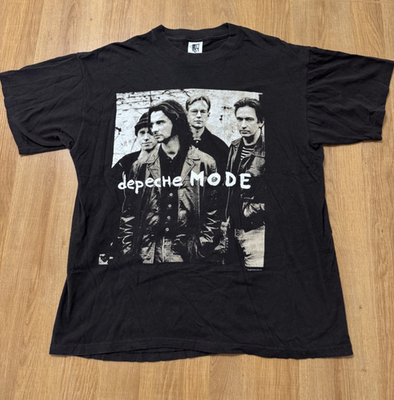 Vintage 1993 Depeche Mode Devotional Tour Shirt Size XL New Wave