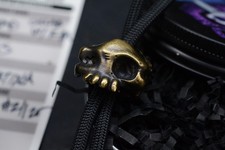 RARE Inky EDC x KRAKEN SKULL Antique Patina Brass Bead w/ COA Re ScoopyLoops