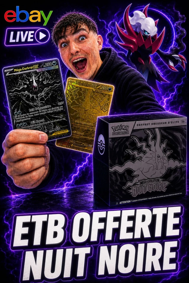 LIVE BOXBREAK ME5 NUIT NOIRE + 1 ETB OFFERTE 🎁