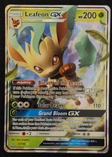 2018 Pokémon Ultra Prism Leafeon GX #13/156 Holo Rare EX-NM on eBay