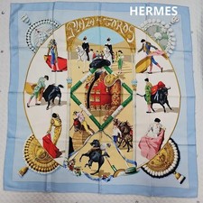 HERMES Carre 90 PLAZA DE TOROS Scarf Women Auth