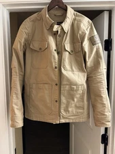 Rev’it! Beige Canvas Motorcycle Jacket Cordura large
