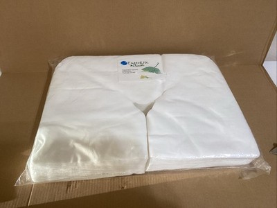 EarthLite Disposable Face Cradle Covers   Medical-Grade, Ultra 100, White 