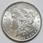1889 $1 Morgan Silver Dollar Uncirculated - RAW - Nice Original Coin