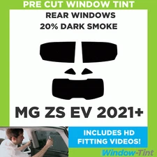 For MG ZS EV 2021+ Pre Cut Window Tint Kit 20% Dark Rear Car Tinting Film film