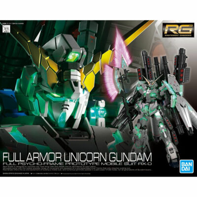 BANDAI RG 1/144 RX-0 FULL ARMOR UNICORN GUNDAM Plastic Model Kit