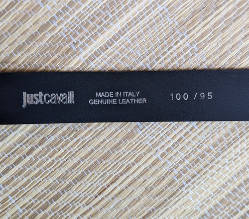 Just Cavalli Fashion Gürtel Herren, Solide Logo Schnalle Made in Italy - Bild 13 von 17