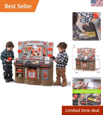 #ad Durable Indoor Outdoor Kids Tool Bench with Interactive Sounds—A Parent#x27;s Choice $287.99