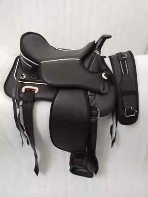 All Purpose-Treeless western Synthetic Saddle For Horses (Sizes: 14''-18'')