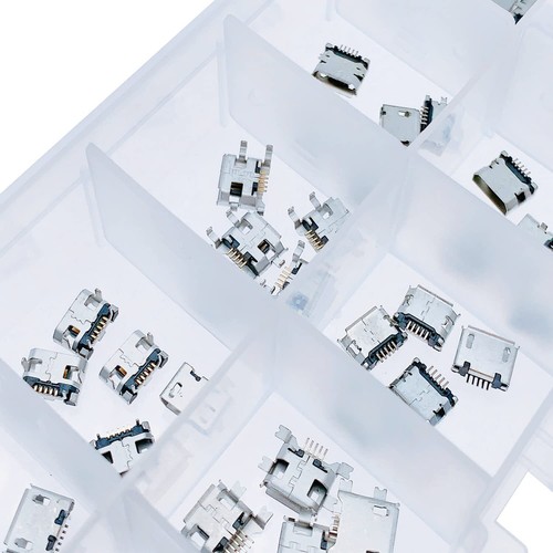 Lot de 50 connecteurs femelles Micro USB 5 broches pour réparation de télépho... - Photo 4/6