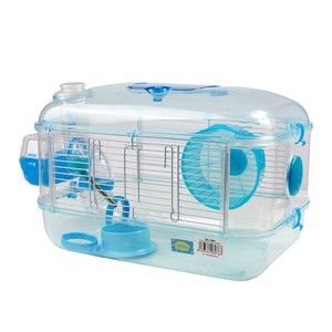 Jaula Para Hamster De Plastico Duro Caseta Bebedero Comedero 1 Piso 40x26x40cm Ebay