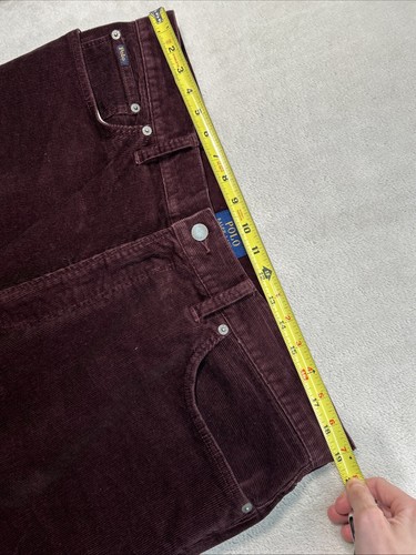 Polo Ralph Lauren Stretch Classic Fit Cordhose Burgund Herren 38x36 Tall - Bild 8 von 14
