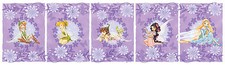 Wall Sticker Set Tinkerbell Fairy Friends Reusable Children Room Decor NEW