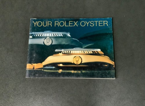 Authentic YOUR ROLEX OYSTER Booklet 1984-1999 -Choose Date- All English GMT SUB. - Picture 8 of 55