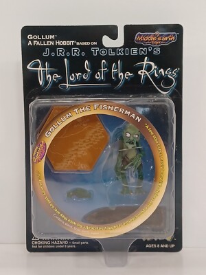 1999 LOTR LORD of The  RINGS GOLLUM the FISHERMAN MIDDLE EARTH TOYS FIGURE MIB