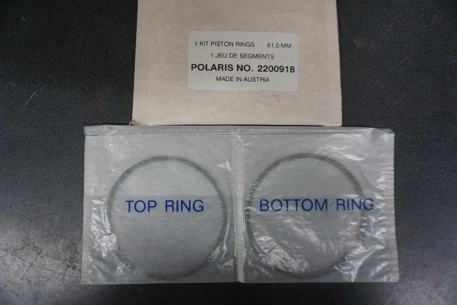 NEW 1997-2004 Polaris OEM Piston Rings Kit 81mm 2200918 Freedom Virage SLTX