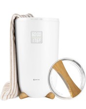 KEENRAY Luxury Towel Warmer Bucket w/ Timer LED Display for Bathroom