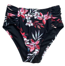 Bar Iii Tropical Escape High-Waist Bikini Bottoms Size XS NWT