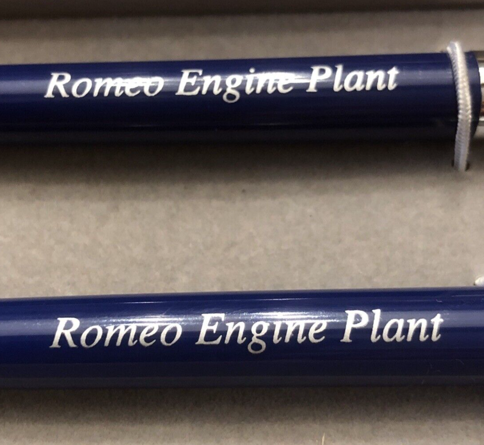 vintage Ford Romeo Michigan Engine Plant Pen and Pencil Set eBay