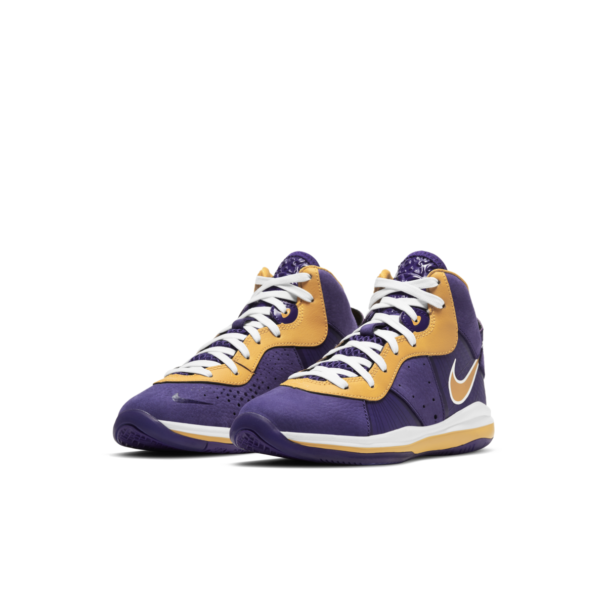 レブロン8 Nike LeBron 8 VIII PS Lakers Purple Gold Kid 12C/UK 11.5/EUR