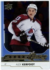 2017-18 Upper Deck Series 1 Alex Kerfoot Young Guns Rookie Silver Foil #209