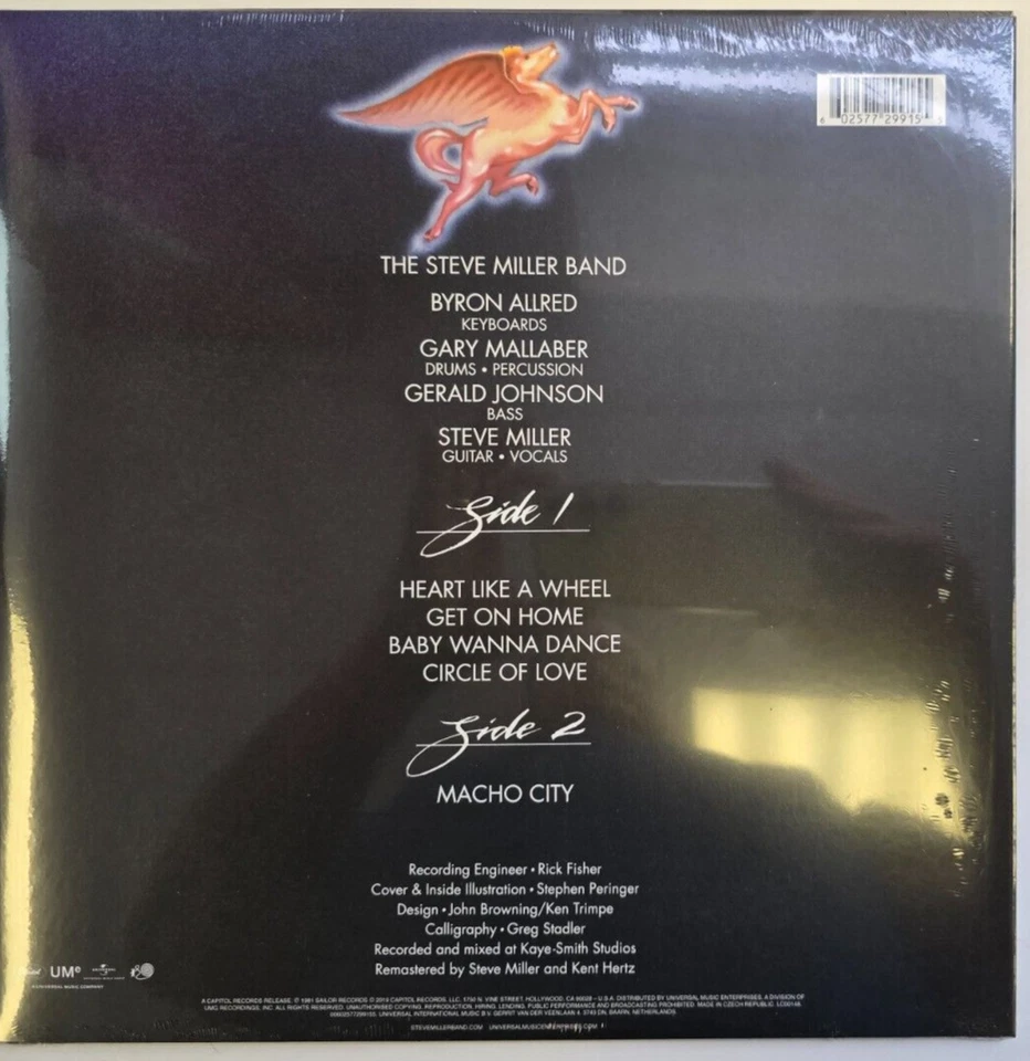 Steve Miller Band Circle Of Love LP Album vinyl record remastered reissue 2019 - Image 2 of 4