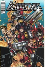 BLOODSTRIKE #20 IMAGE COMICS 1995 BAG BOARD