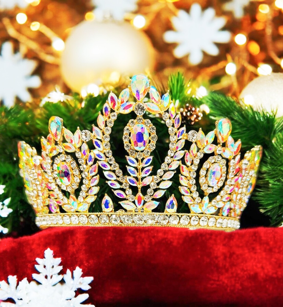 Princess Crown, Crystal Gold Crown, Beautiful Goddess Crown, Prom Headpiece Amazon.com: CURASA Gold Tiara and Crowns for Women Crystal  main image 2