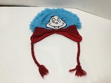 Dr. Seuss Hat Beanie Cap Thing One or Thing Two Peruvian Laplander Winter