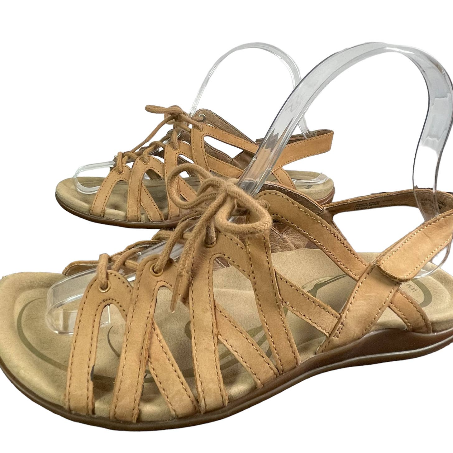 ABEO Brigita Tan Leather Gladiator Sandals B.I.OSystem Size 7 Women's Shoes  | eBay