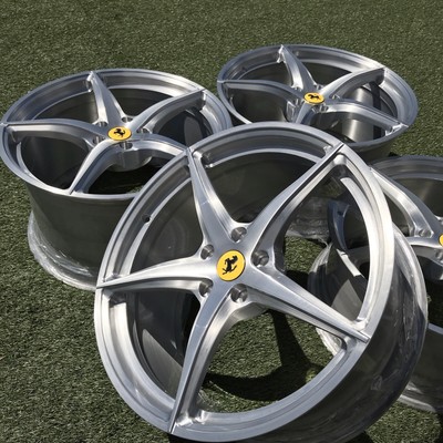 20 FERRARI BRUSHED RIMS WHEELS OEM GENUINE BBS ITALY OZ F12 812 SUPERFAST SF90