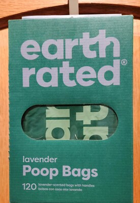 Poop Ebay Earth Rated Dog Poop Bags with Handles, Easy Tie,Lavender Scented, 120 ...
