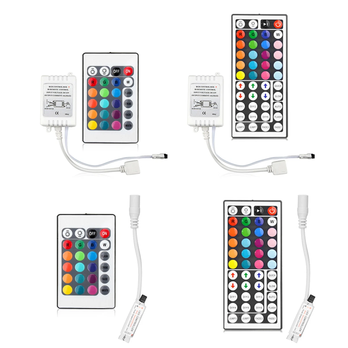 Led strip 44 key cheap remote