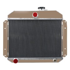 4 Row Aluminum Radiator For Jeep Willys Aero Lark Station Wagon 2.6l 1951-1953