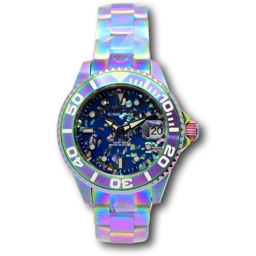 Invicta Pro Diver Automatic Women's 38mm Abalone Mosaic Iridescent Watch 35766 - Picture 3 of 13