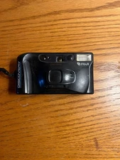 Fuji Discovery 75 Point And Shoot 35mm Film Camera Black-Vintage