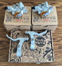 Paul Components Klamper Long Pull Disc Brake Set w/ Paul Components Love Levers