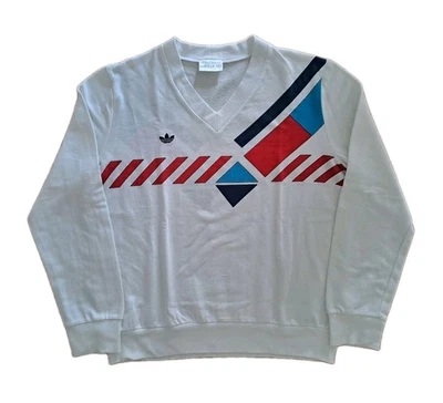 adidas Ivan Lendl 1985 Sweatshirt L Vintage Rare Tennis ATP West Germany - Photo 1/4