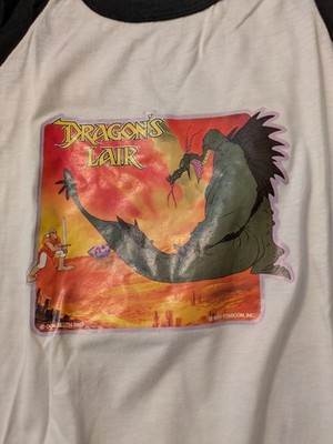 Dragons Lair Don Bluth Tshirt Touch of Gold True Vintage MEDIUM