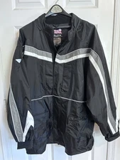 Tour Master Elite series II Men's Rainsuit Lined Jacket size XXLarge XXL Black