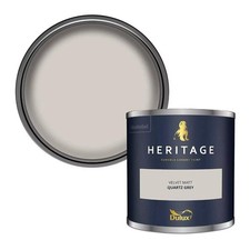Dulux - Heritage Velvet Matt Emulsion - 2.5L - Quartz Grey
