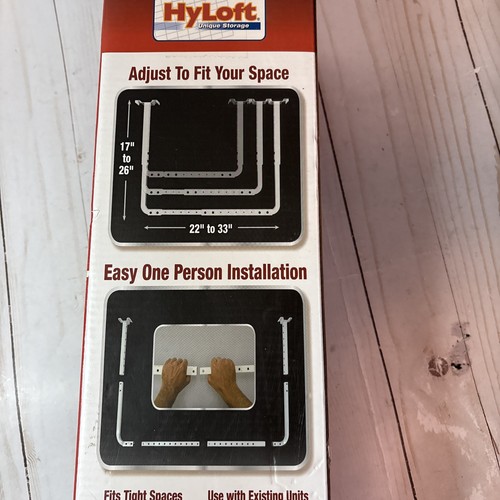 HyLoft 80842-10 22 in. x 33 in. Adjustable Garage Ceiling Mount Storage Rack - Picture 8 of 12