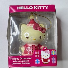 Sanrio Hello Kitty Holiday Christmas Ornament 2013 New In Box Some discoloration